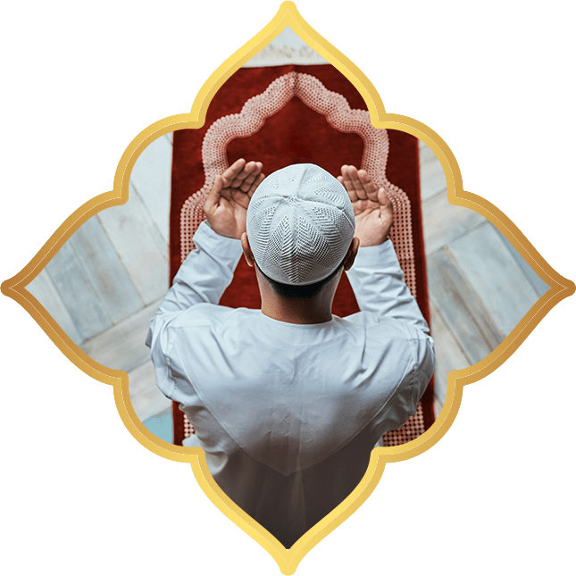 Online Quran lesson illustration